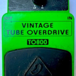 Vintage tube overdrive